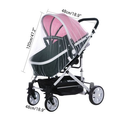 Universele regehoes, muggennet voor buggy/ kinderwagen