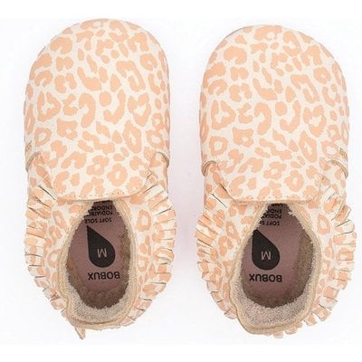 bobux Bobux - Soft Soles - Leopard Print Vanilla - S