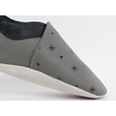 bobux Bobux - Soft Soles - Snowflakes grey - Babyslofjes M