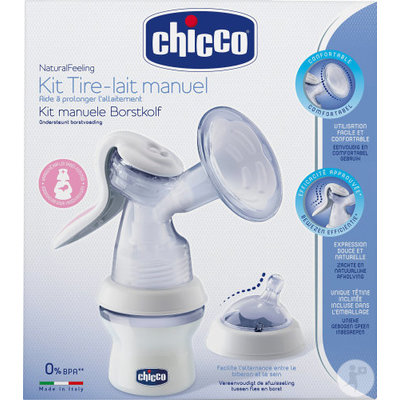 chicco Chicco NaturalFeeling Kit Manuele Borstkolf 1 Kit