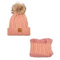 babydutch Wintermuts Set roze