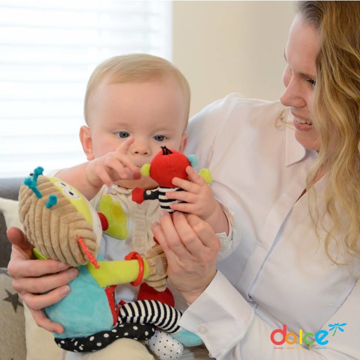 Dolce Toys Aap Charlie - activiteitenknuffel