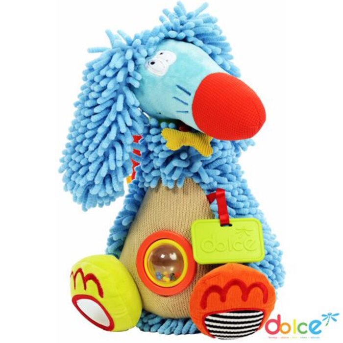 Dolce Toys Afgaanse Hond Alfonso - activiteitenknuffel