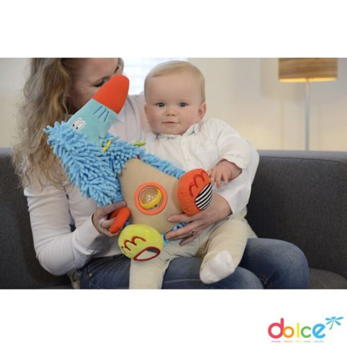 Dolce Toys Afgaanse Hond Alfonso - activiteitenknuffel