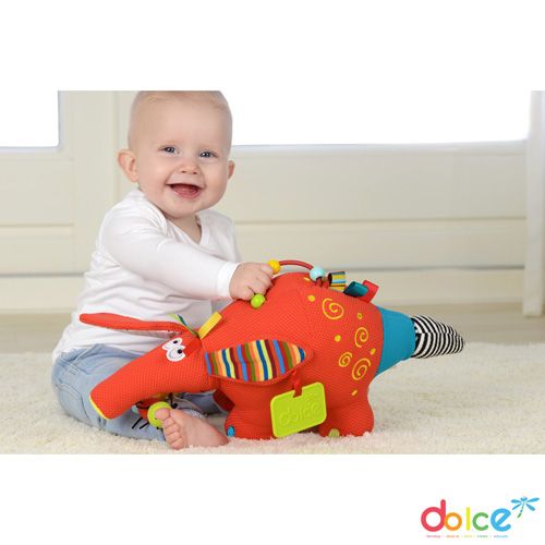 Dolce Toys Aardvarken Antoine - activiteitenknuffel