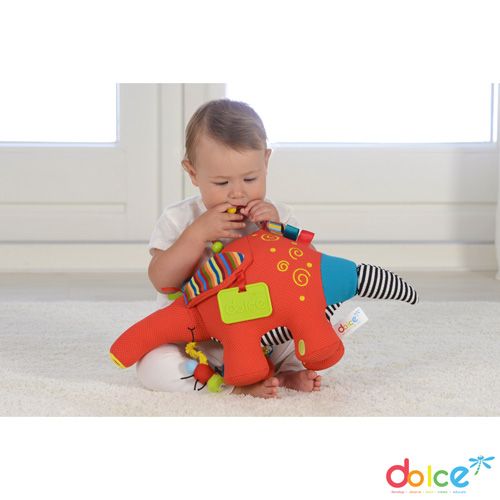 Dolce Toys Aardvarken Antoine - activiteitenknuffel
