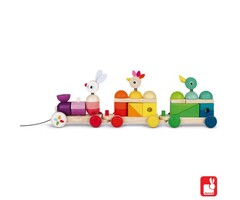 Janod Houten speelgoed - Zigolos - Grote  houten Trein