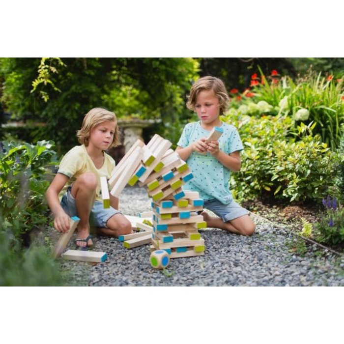 BS Toys grote-houten-bouwtoren (jenga)