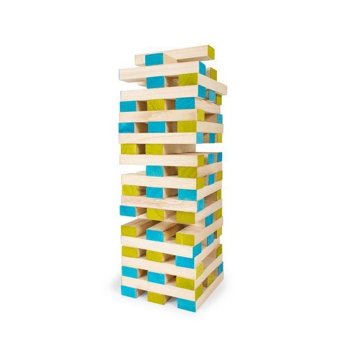 BS Toys grote-houten-bouwtoren (jenga)