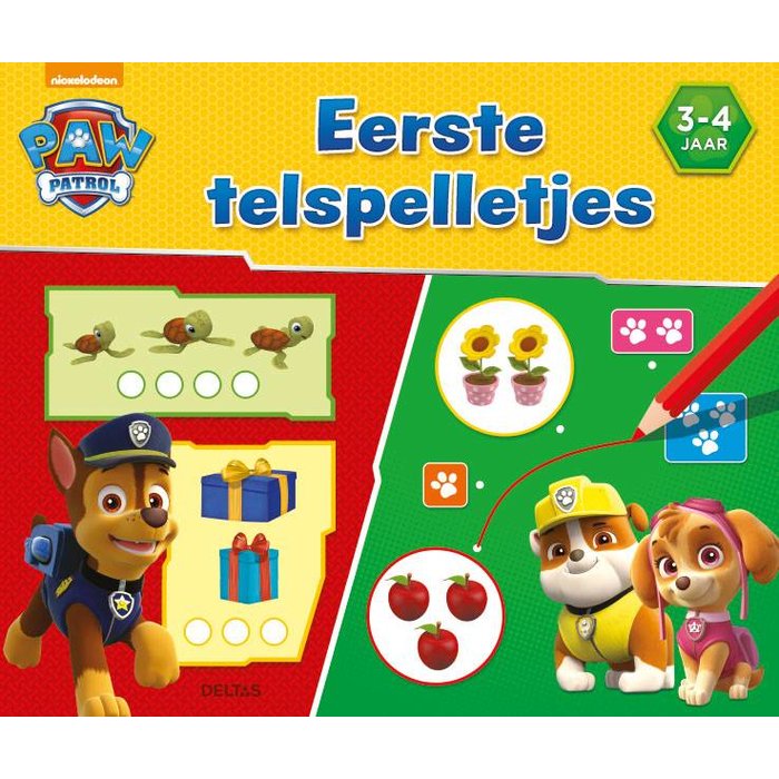 Deltas - Paw Patrol Paw Patrol - eerste telspelletjes ( 3-4 j. )