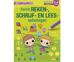 Deltas Oefen je slim! Eerste reken-, schrijf-, en leesoefeningen (5-6 j.)