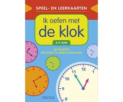 Deltas Speel- en leerkaarten - Ik oefen met de klok (6-9 j.)