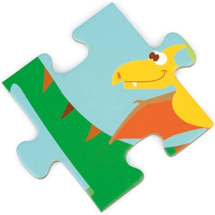 Scratch Puzzel, Dino Wereld, 40 stuks