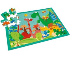 Scratch Puzzel, Dino Wereld, 40 stuks