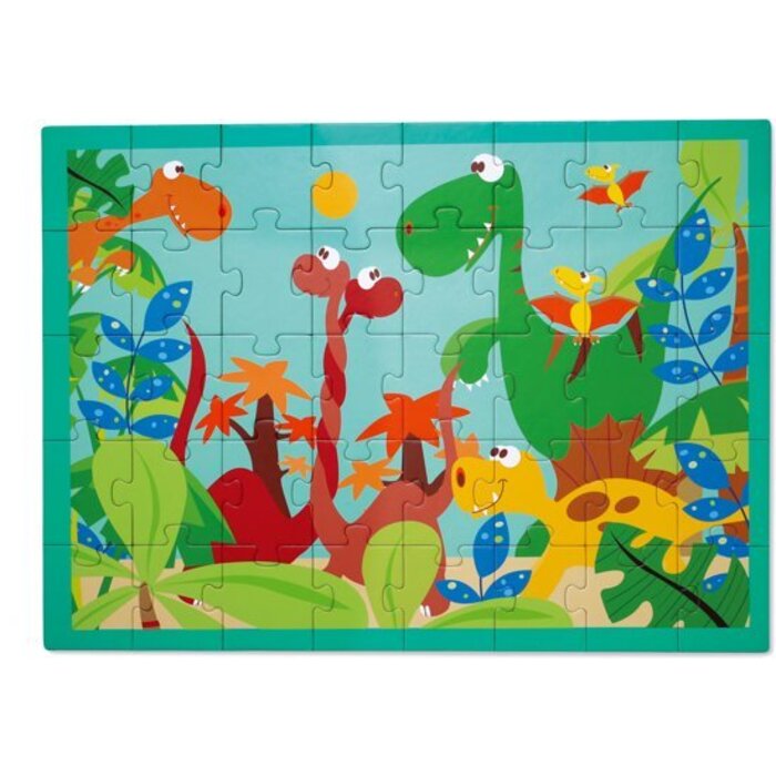Scratch Puzzel, Dino Wereld, 40 stuks