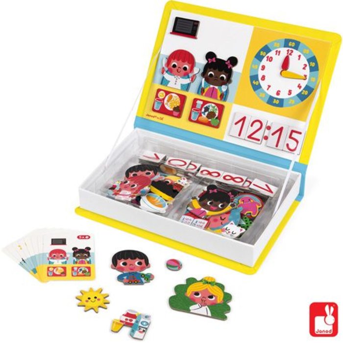 Janod Magnetibook - klok kijken