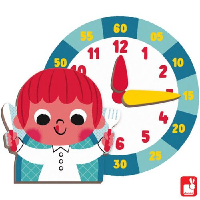 Janod Magnetibook - klok kijken