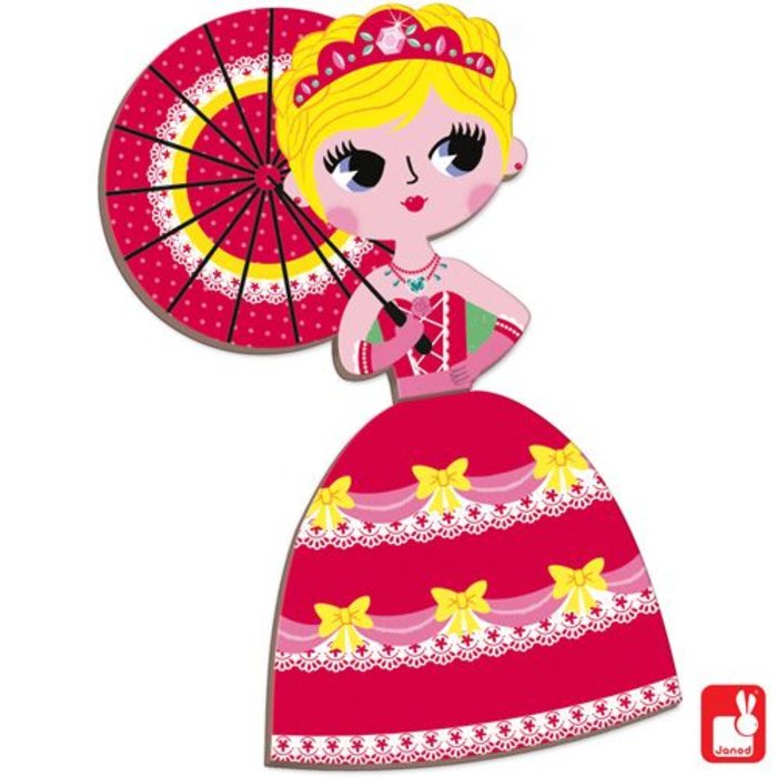 Janod Magnetibook - prinsessen