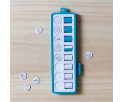 Gezinnig Checkpad blauw