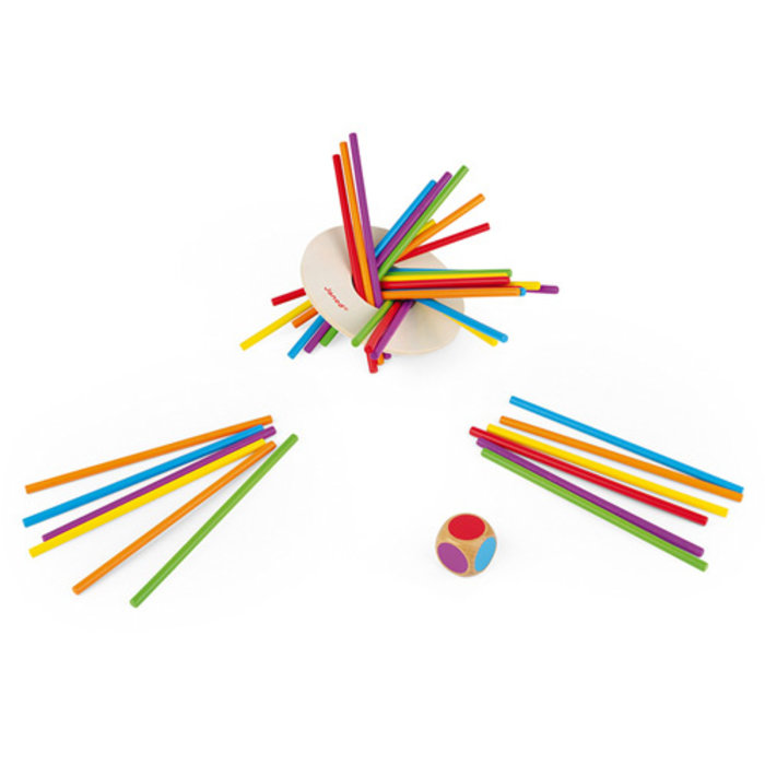 Janod Crazy Sticks (Stokjes) - Behendigheidsspel - Houten speelgoed - 3-8 jaar