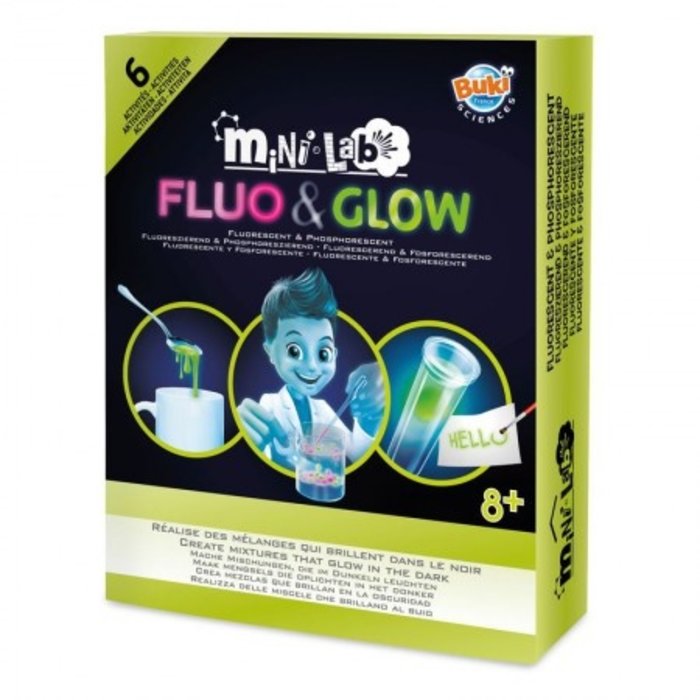 Buki Experimenten Mini Lab - Fluor en Glow