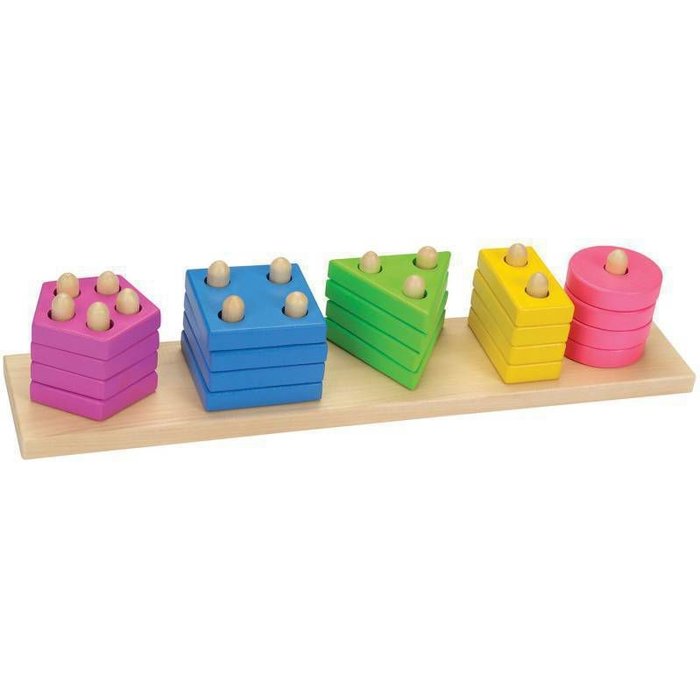 Goki Sorteerspel - kleuren en vormen