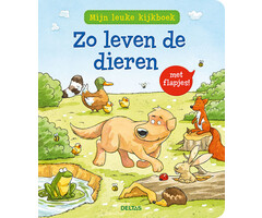 Deltas Mijn leuke kijkboek (met flapjes) - zo leven de dieren