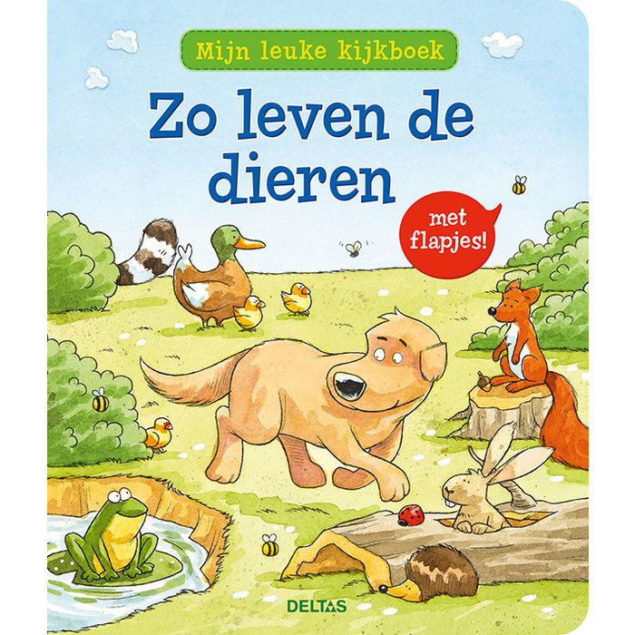 Deltas Mijn leuke kijkboek (met flapjes) - zo leven de dieren