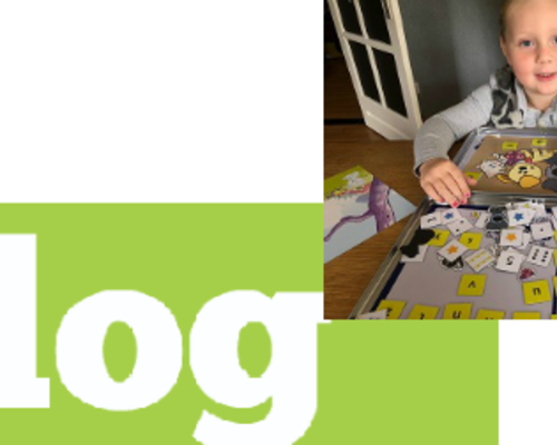 Magnetische letter- en cijferdoos van Woezel en Pip