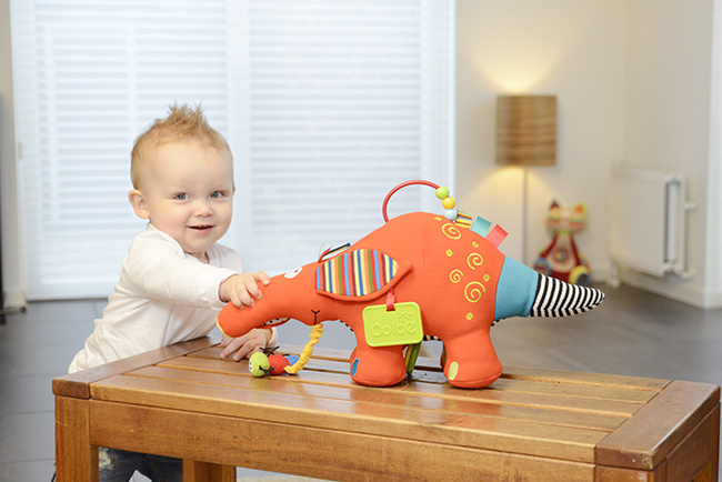 Dolce Toys Aardvarken Antoine - activiteitenknuffel