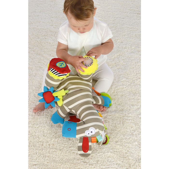Dolce Toys Zebra Zeddy - activiteitenknuffel