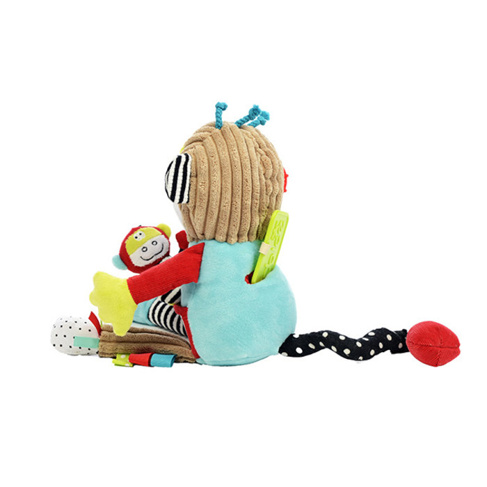 Dolce Toys Aap Charlie - activiteitenknuffel