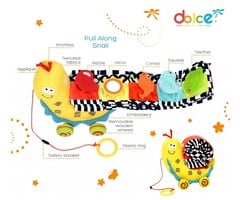 Dolce Toys Slak Semmy -  activiteitenknuffel