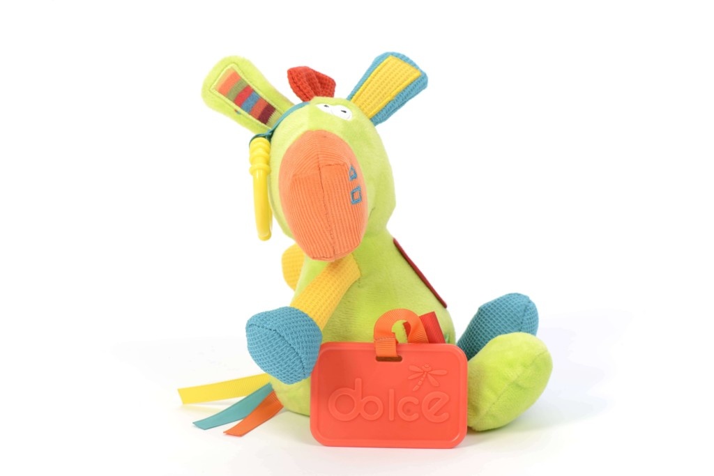 Dolce Toys Pony Polo - activiteitenknuffel
