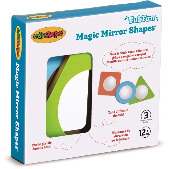 Edushape 3 foam spiegels voor in bad