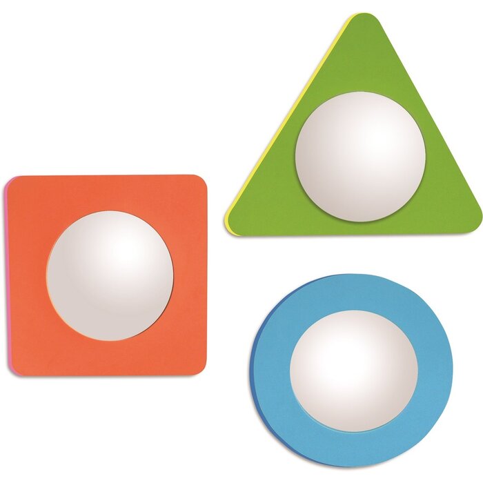 Edushape 3 foam spiegels voor in bad