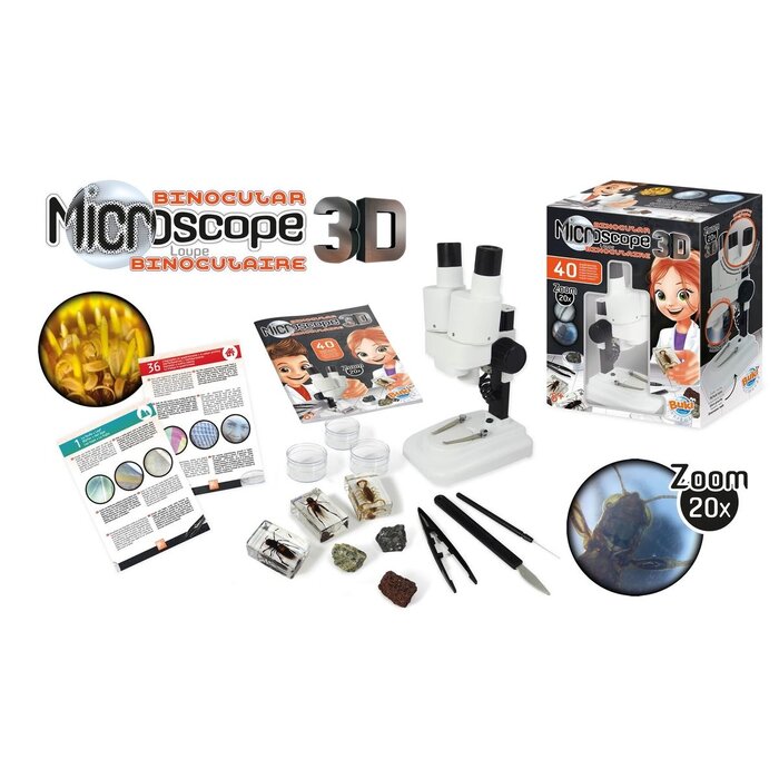 Buki Experimenten - Microscoop stereo met 40 experimenten