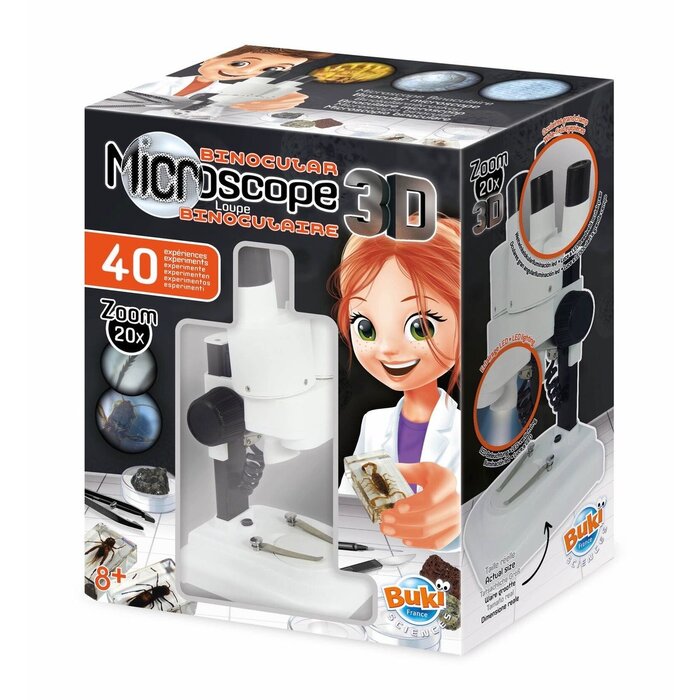 Buki Experimenten - Microscoop stereo met 40 experimenten