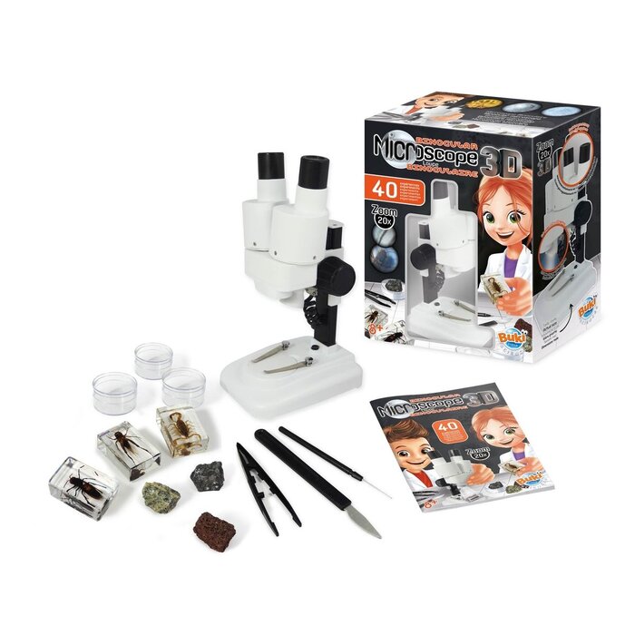Buki Experimenten - Microscoop stereo met 40 experimenten