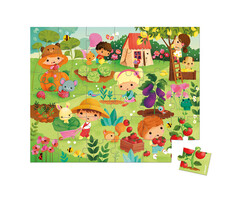 Janod Puzzelkoffer - tuin (36 stukjes)