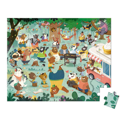 Janod Puzzel - de berenfamilie (54 stukjes)