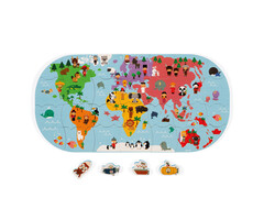 Janod Badpuzzel Wereldkaart