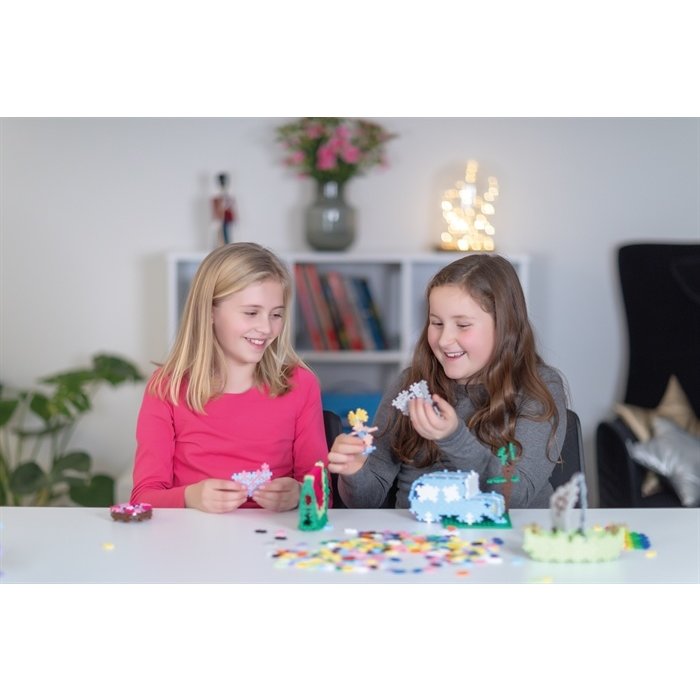Plus-Plus Mini Pastel - learn to build - 600 stuks + 2 grondplaten