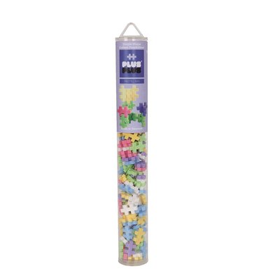 Plus-Plus Mini Pastel, koker met 100 stuks