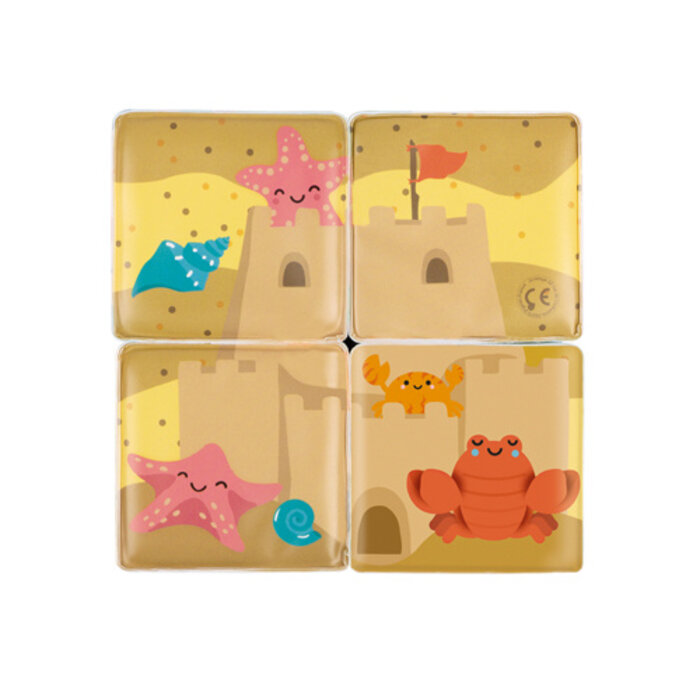 Janod Badspeelgoed - 4 bad kubussen