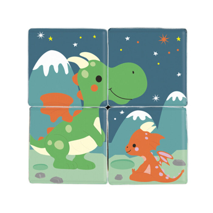 Janod Badspeelgoed - 4 bad kubussen