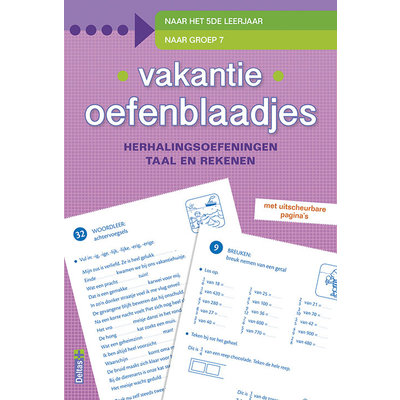 Deltas Vakantie oefenblaadjes - naar het 5de leerjaar