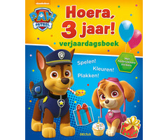 Deltas - Paw Patrol Verjaardagsboek - Paw  Patrol Hoera, 3 jaar!