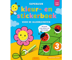 Deltas Superleuk kleur- en stickerboek voor de allerkleinsten (2-4 jaar)