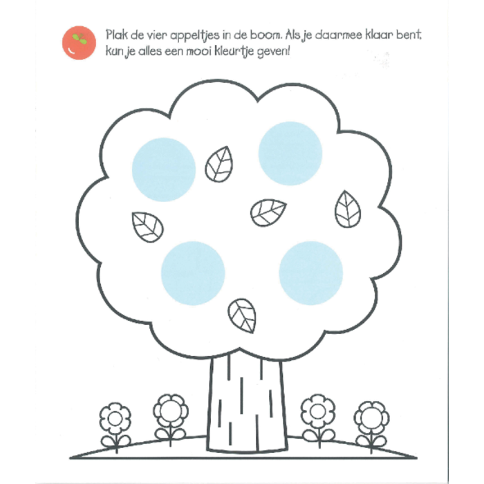 Deltas Superleuk kleur- en stickerboek voor de allerkleinsten (2-4 jaar)